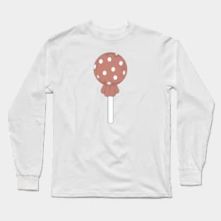 Chocolate polka dot lollipop Long Sleeve T-Shirt